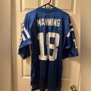 Reebok men’s size large, Indianapolis Colts, Peyton Manning jersey